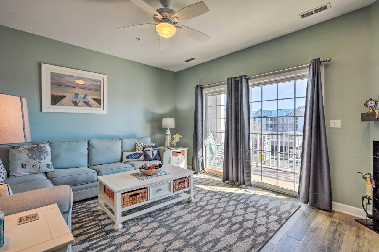 Walkable Dtwn Oc Condo Balcony With Inlet View Ocean City Exterior photo