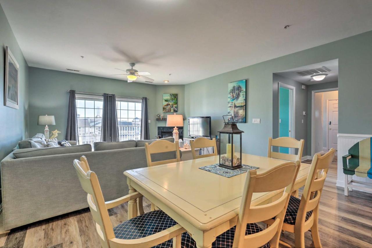 Walkable Dtwn Oc Condo Balcony With Inlet View Ocean City Exterior photo