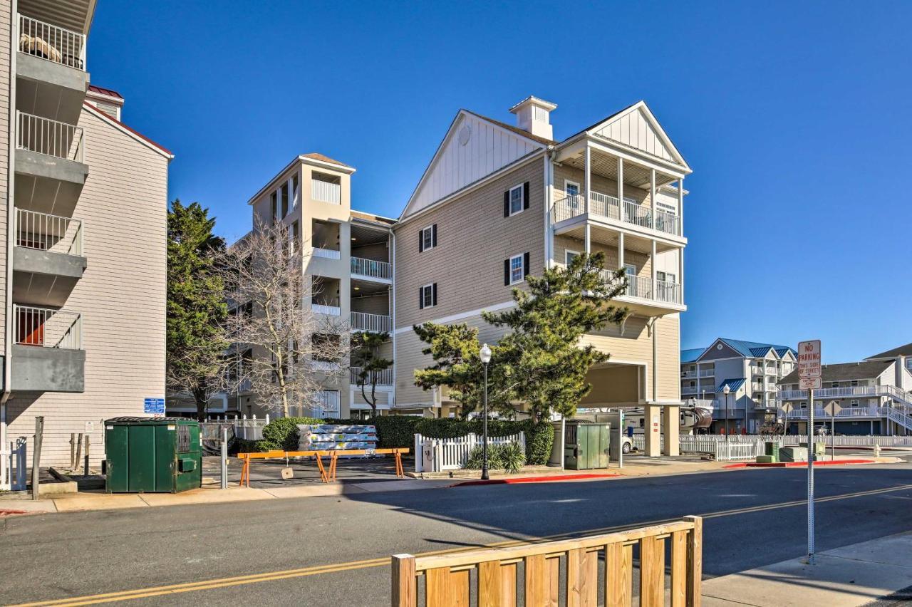 Walkable Dtwn Oc Condo Balcony With Inlet View Ocean City Exterior photo