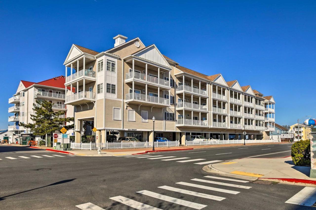 Walkable Dtwn Oc Condo Balcony With Inlet View Ocean City Exterior photo